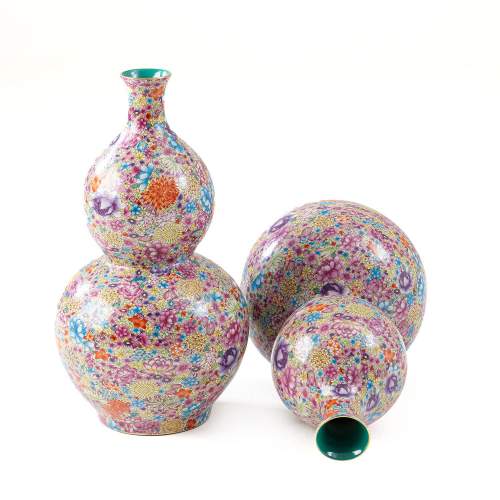 Pair of Large Chinese Floor Vases image-3