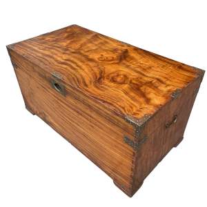 19th Century Military Camphor Wood Chest