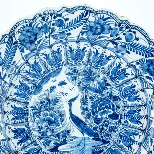 Antique 18th Century Dutch Delft Charger image-2