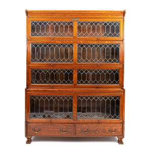 Antique Early 20th Century Globe Wernicke Style Bookcase