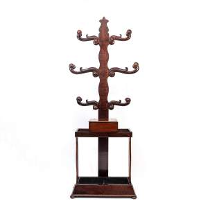 Antique William IV Mahogany Hall Stand