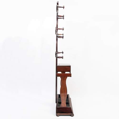 Antique William IV Mahogany Hall Stand image-3