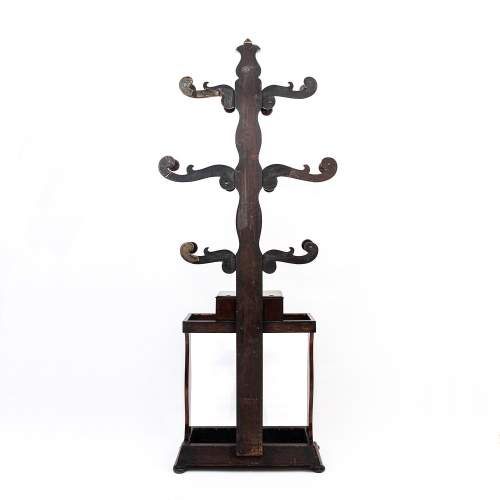 Antique William IV Mahogany Hall Stand image-4