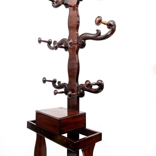 Antique William IV Mahogany Hall Stand image-5