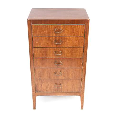Vintage 1950s Greaves & Thomas Mahogany Chest of Drawers image-2