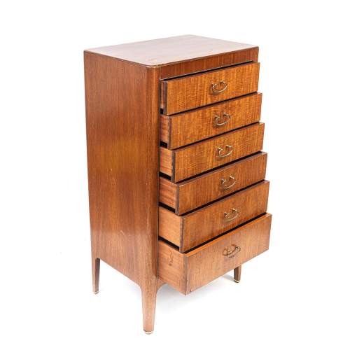 Vintage 1950s Greaves & Thomas Mahogany Chest of Drawers image-4