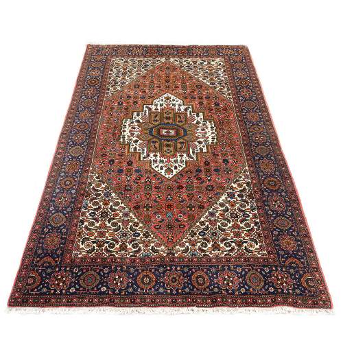 Hand Knotted Iran Bijar Wool Rug image-1