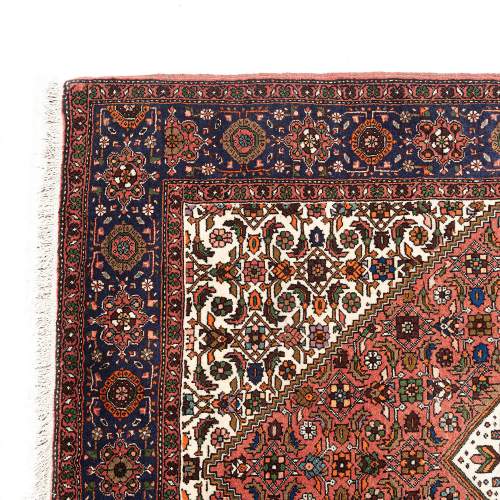 Hand Knotted Iran Bijar Wool Rug image-3