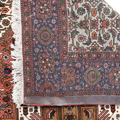 Hand Knotted Iran Bijar Wool Rug image-6