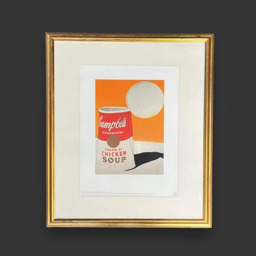 Andy Warhol Foundation Campbell Soup Lithographic Print image-1