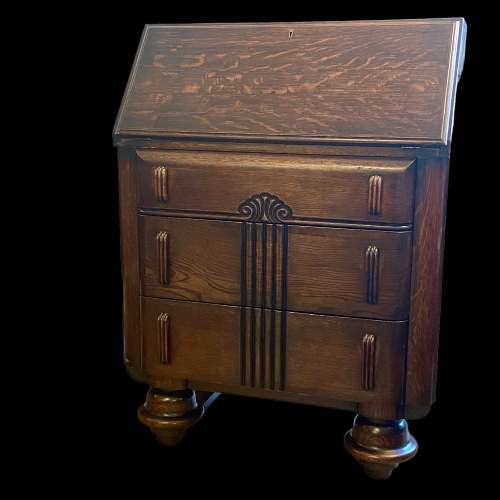 Mid 20th Century Ercol Oak Bureau image-4