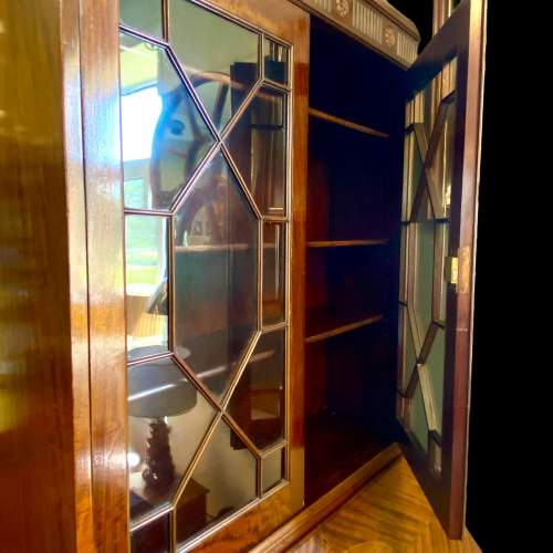 Early 20th Century Mahogany Bureau Bookcase image-2