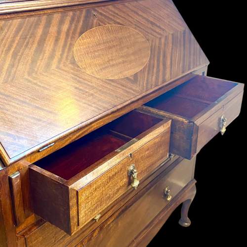 Early 20th Century Mahogany Bureau Bookcase image-5