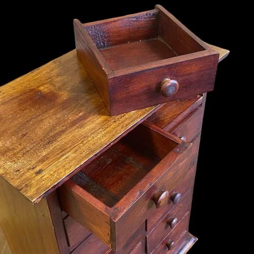 Hardwood Apothecary Collectors Cabinet image-5