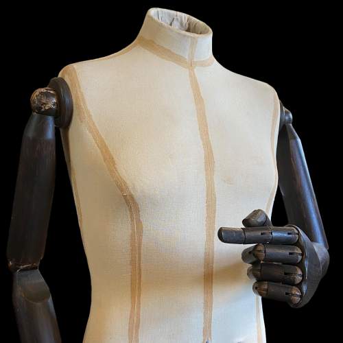 Vintage Wooden Armed Female Mannequin image-2