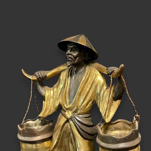 Cold Painted Figure of a Chinese Water Carrier image-4