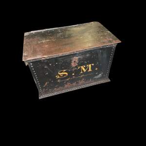 An Impressive 19th Century Amada Style Chest, Strong Box