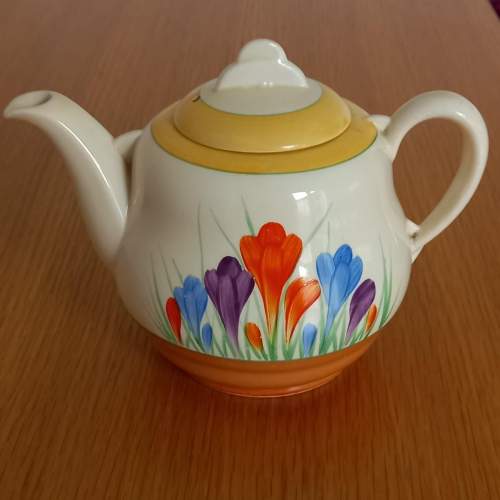 Clarice Cliff Windsor Autumn Crocus Teapot image-1