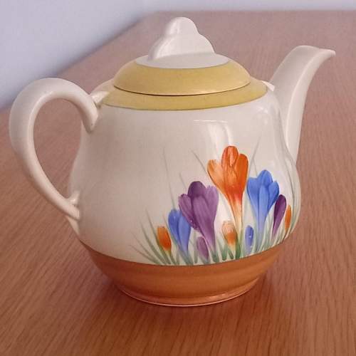 Clarice Cliff Windsor Autumn Crocus Teapot image-2