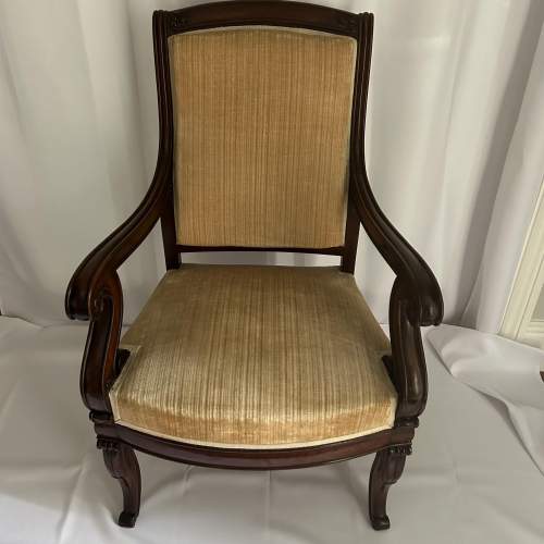 A William IV Versatile Mahogany Occasional Chair image-1