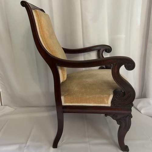 A William IV Versatile Mahogany Occasional Chair image-2