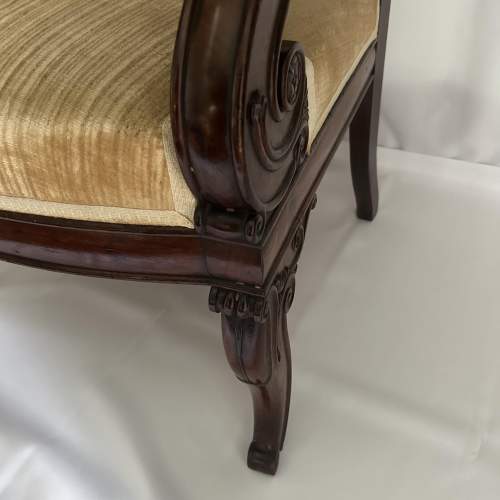 A William IV Versatile Mahogany Occasional Chair image-3
