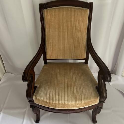 A William IV Versatile Mahogany Occasional Chair image-6