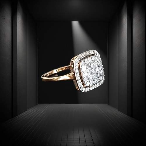 Gold 1ct Diamond Ring image-1