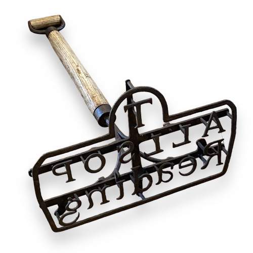 Box Branding Iron for T Allsop of Reading image-4