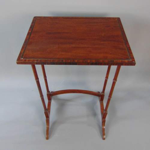 A Quality Nest of Four Antique Mahogany Tables image-4