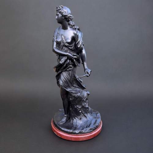 A Large Scale 19th Century French Figure depicting Diana The Huntress image-1