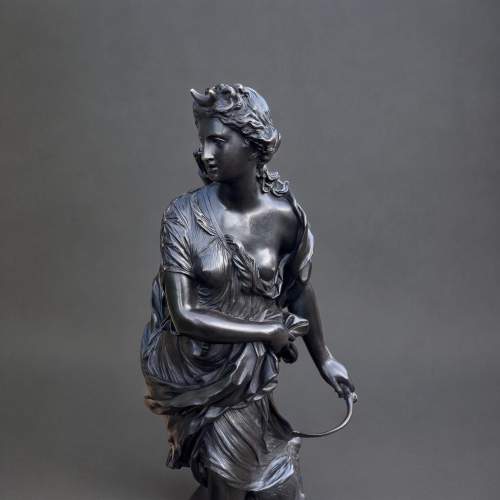 A Large Scale 19th Century French Figure depicting Diana The Huntress image-2