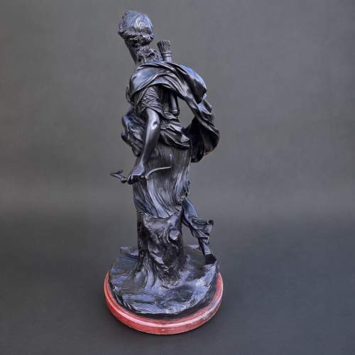 A Large Scale 19th Century French Figure depicting Diana The Huntress image-4
