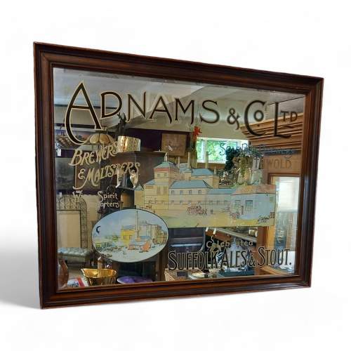 Adnams & Co Ltd Southwold Brewery Advertising Mirror image-2