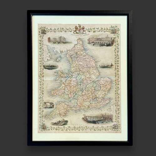 Framed Map of England and Wales image-1