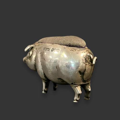 Silver Pig Pin Cushion image-3