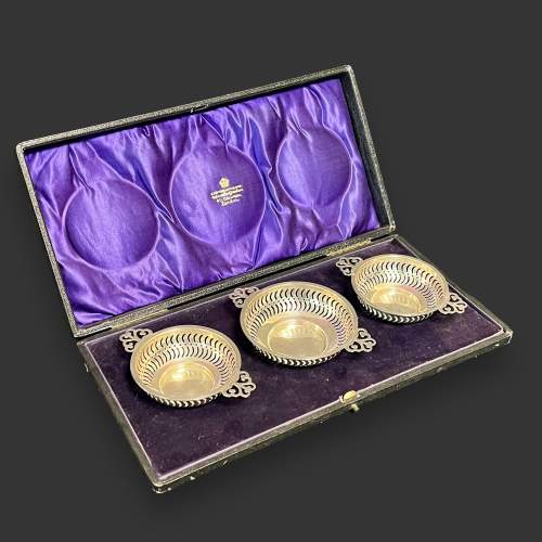 Boxed Trio of Silver Dishes image-1