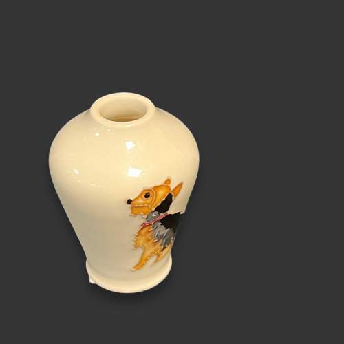 Boxed Moorcroft Yorkshire Terrier Vase image-3