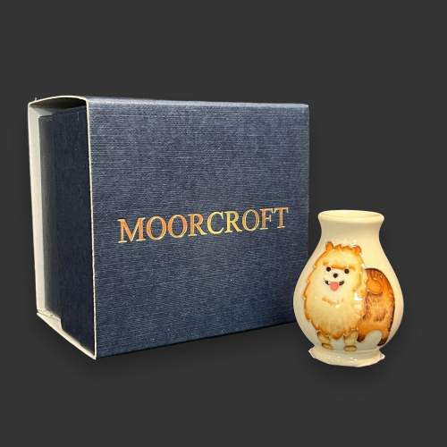 Boxed Moorcroft Tiny Pomeranian Vase image-1