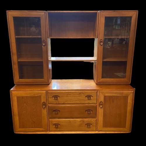 Ercol Mid 20th Century Bookcase Sideboard image-4