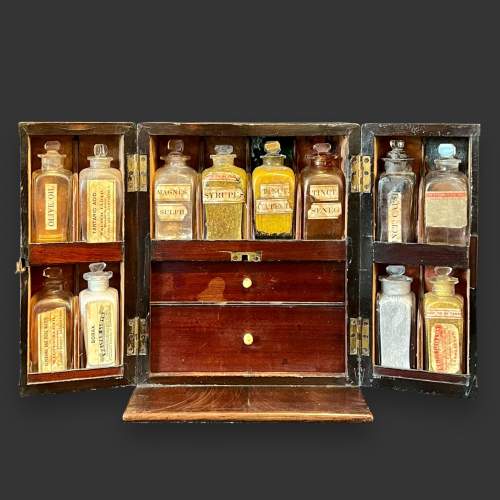 19th Century Mahogany Apothecary Cabinet image-2