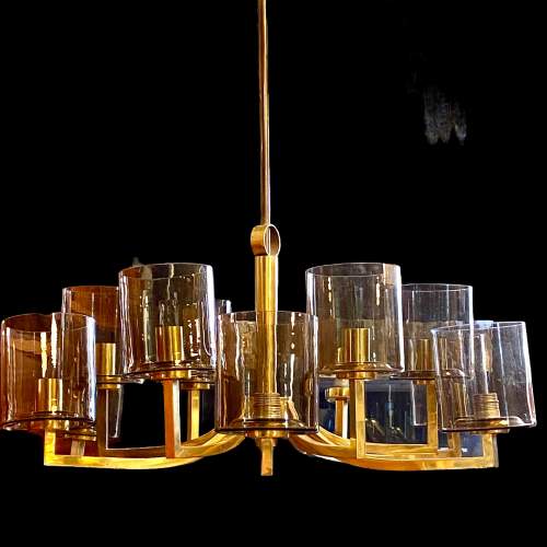 1970s Chandelier attributed to Hans Agnes Jakobsson image-1