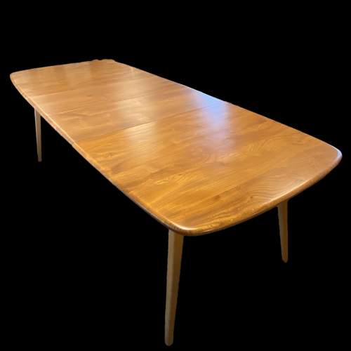 Ercol Blonde Elm Extending Dining Table image-1