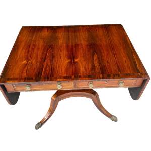 A Fine Rosewood Sofa Table