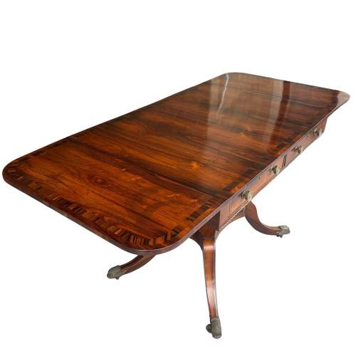 A Fine Rosewood Sofa Table image-4