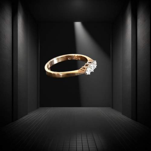 Gold 0.25ct Diamond Ring image-2