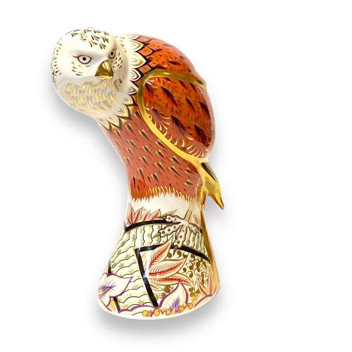 Royal Crown Derby Paperweight of a Red Kite image-2