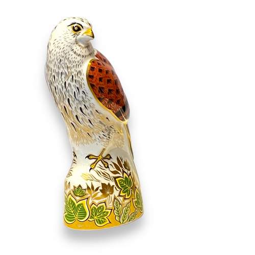 Royal Crown Derby Paperweight of a Kestrel image-2