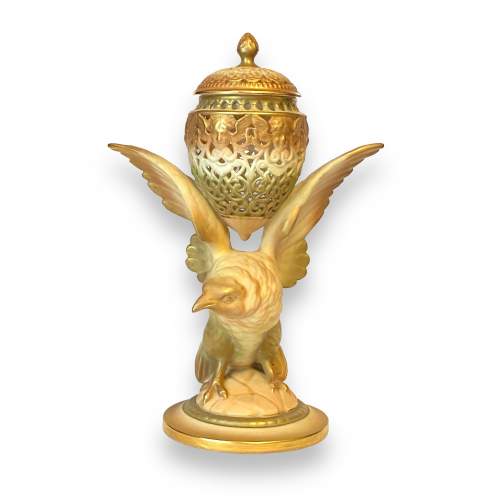Royal Worcester Bird of Prey Pot Pourri image-1