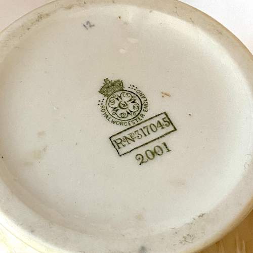 Royal Worcester Blush Ivory Biscuit Barrel image-4